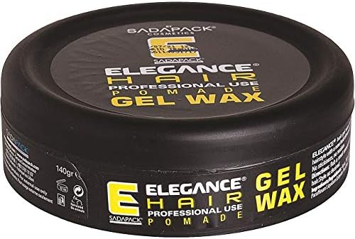 3x Elegance Hair Gel Wax Transparent Gold Pomade - 140g