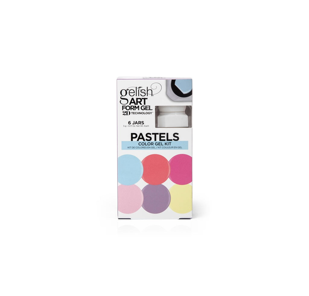 Gelish Art Form Pastel Colour Gel Kit
