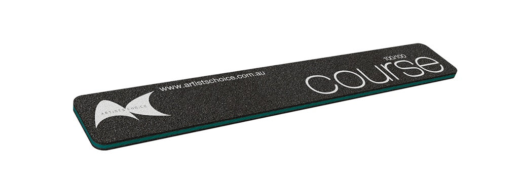 Artists Choice Rectangle Nail File 100/100 Coarse