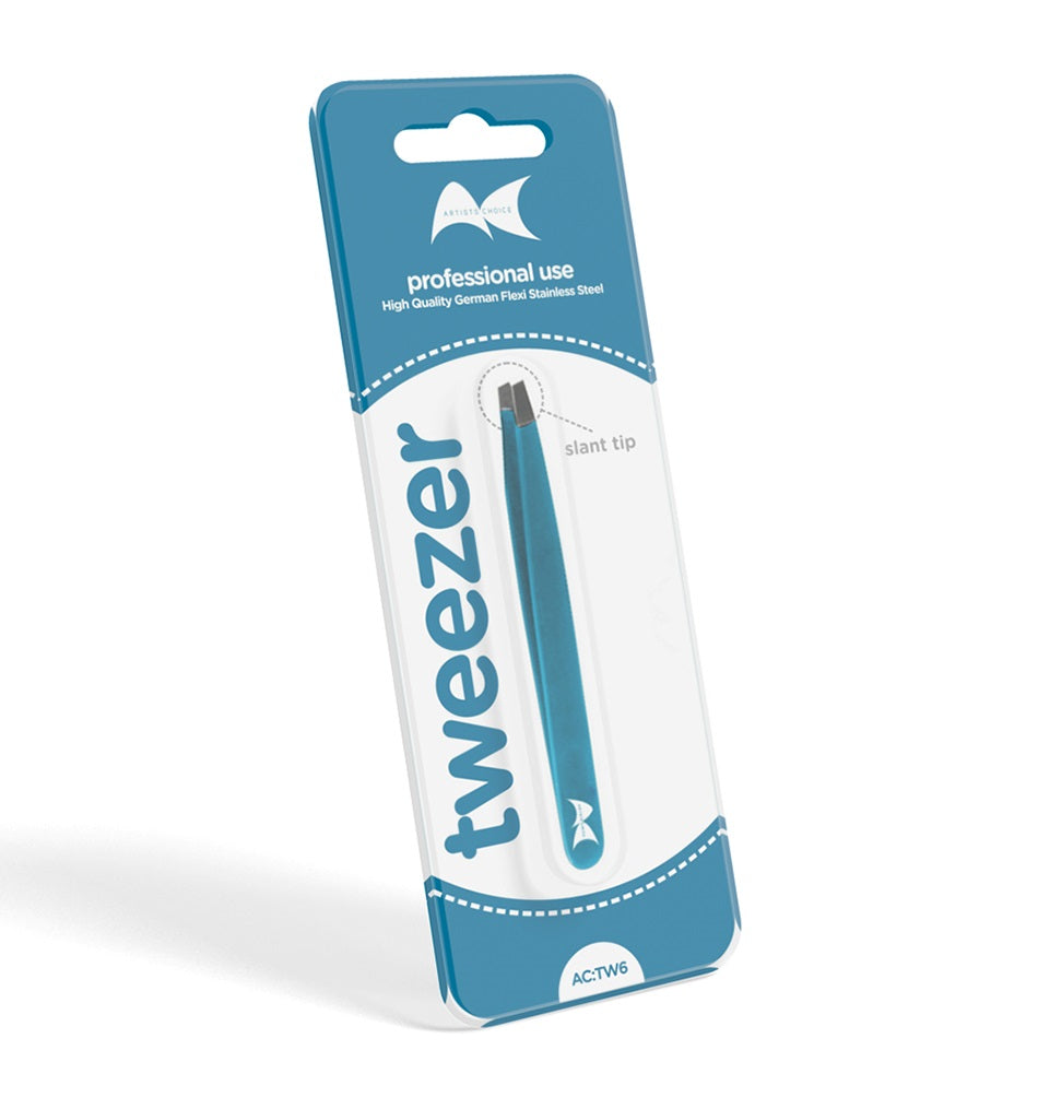 Artists Choice Tweezer No. 6 Slant Tip Blue