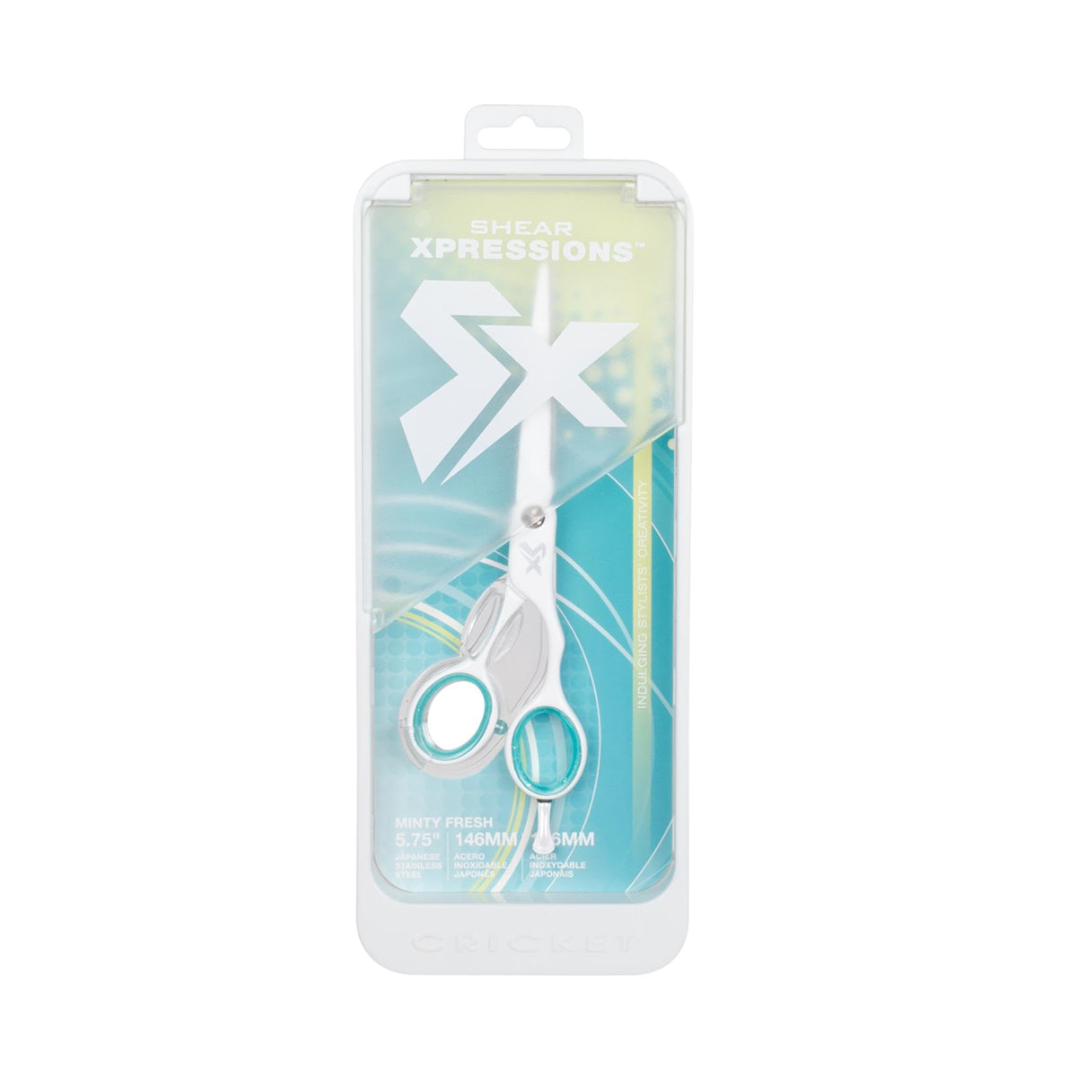 Cricket Shear Xpressions Minty Fresh Scissors 5.75 Inch