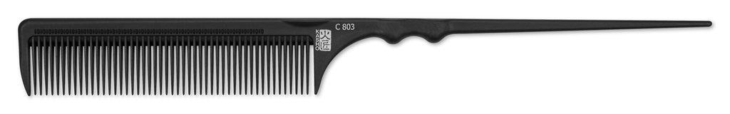 Kasho Carbon Small Tail Comb C803 22cm