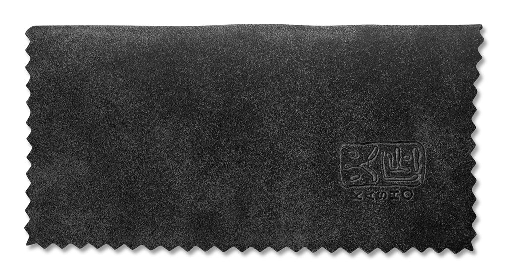 Kasho Leather Cloth, Black