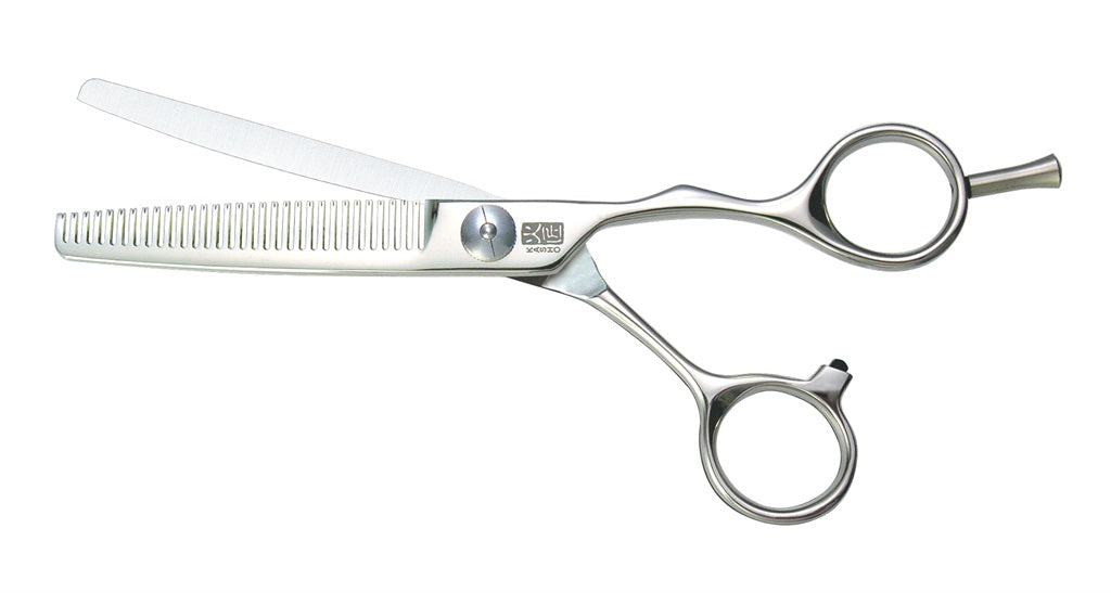 Kasho Design Master KDMT-30 Offset Thinning Scissors 6.0 Inch, 30 Teeth