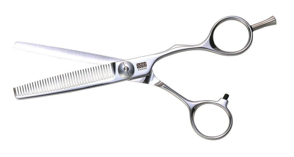 Kasho Design Master KDMT-38 Offset Thinning Scissors 6.0 Inch, 38 Teeth