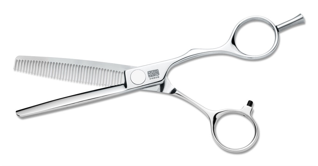 Kasho Design Master KDMT-38B Offset Thinning Scissors 6.0 Inch, 38 Teeth