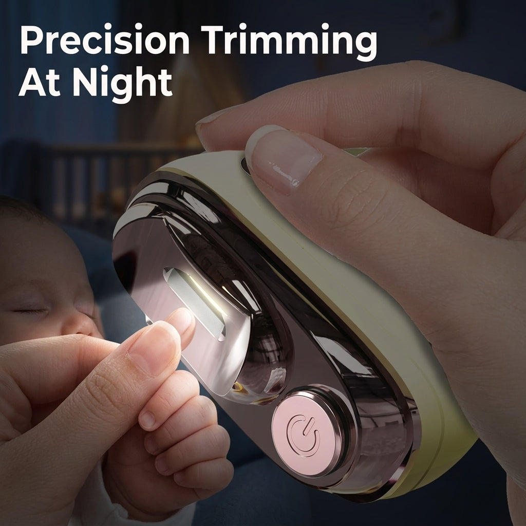 2-in-1 Electric Nail Clipper & Polisher with LED, image 2 of 2