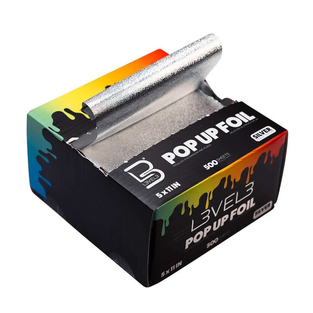 L3VEL3 Pop Up Foil Silver 500 Sheets