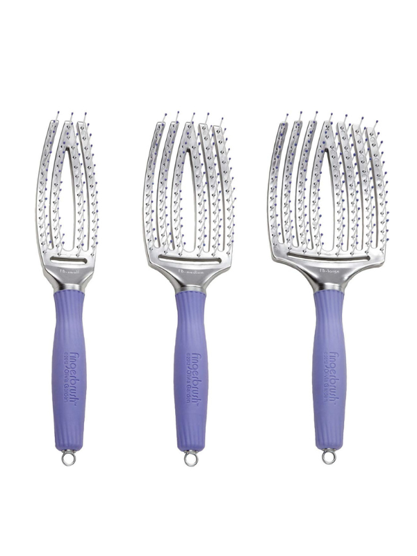 Olivia Garden Finger Brush Vented Hair Brush Combo w/ Gift Bag