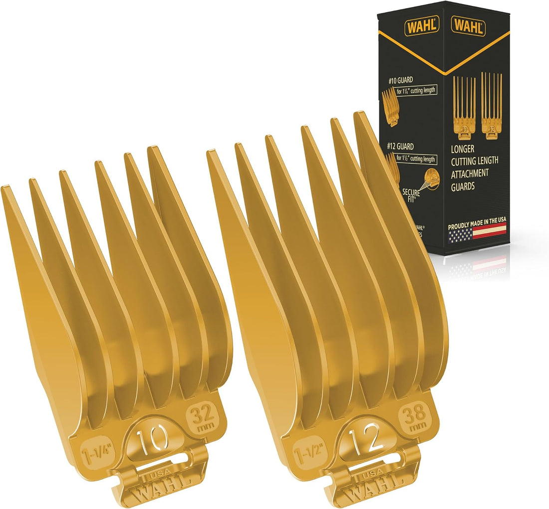 Wahl Secure Fit Long Guide Combs #10 and #12