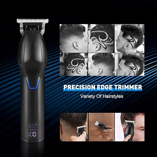 Nbhs Professional Hair Hair Clippers for Men, Beard Trimmer Grooming Haircut Kit