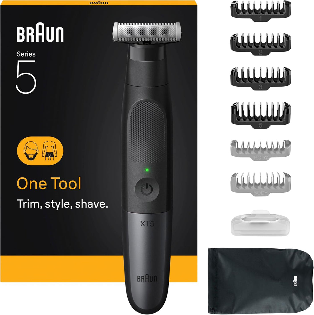 Braun All-in-One Series XT5 Beard Trimmer and Shaver XT5200