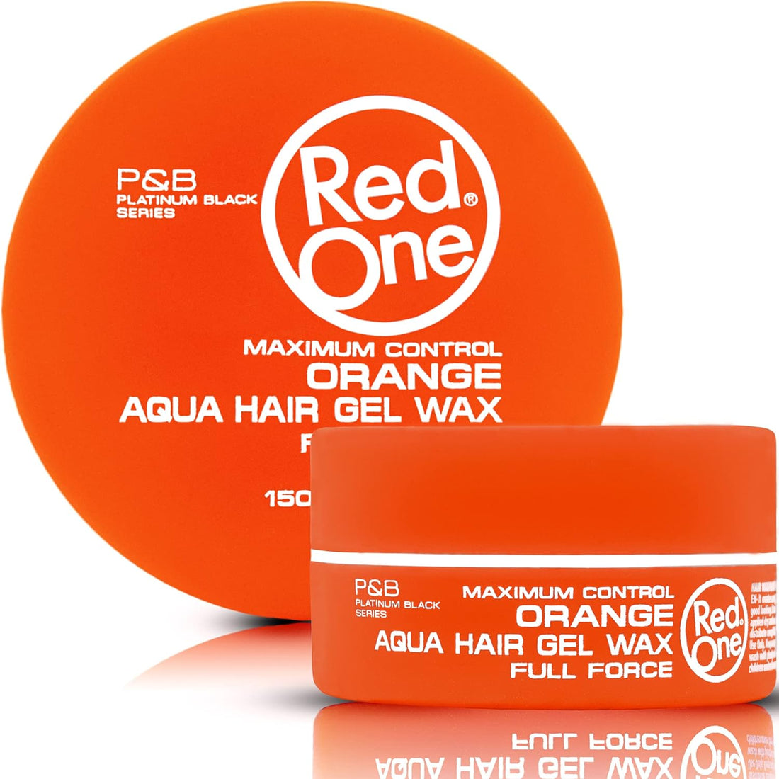 3 x RedOne Orange Aqua Hair Styling Wax Full Force | 150 ml | Red One Wax