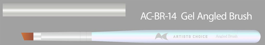 Artists Choice Aurora Gel Angled Brush No. 14