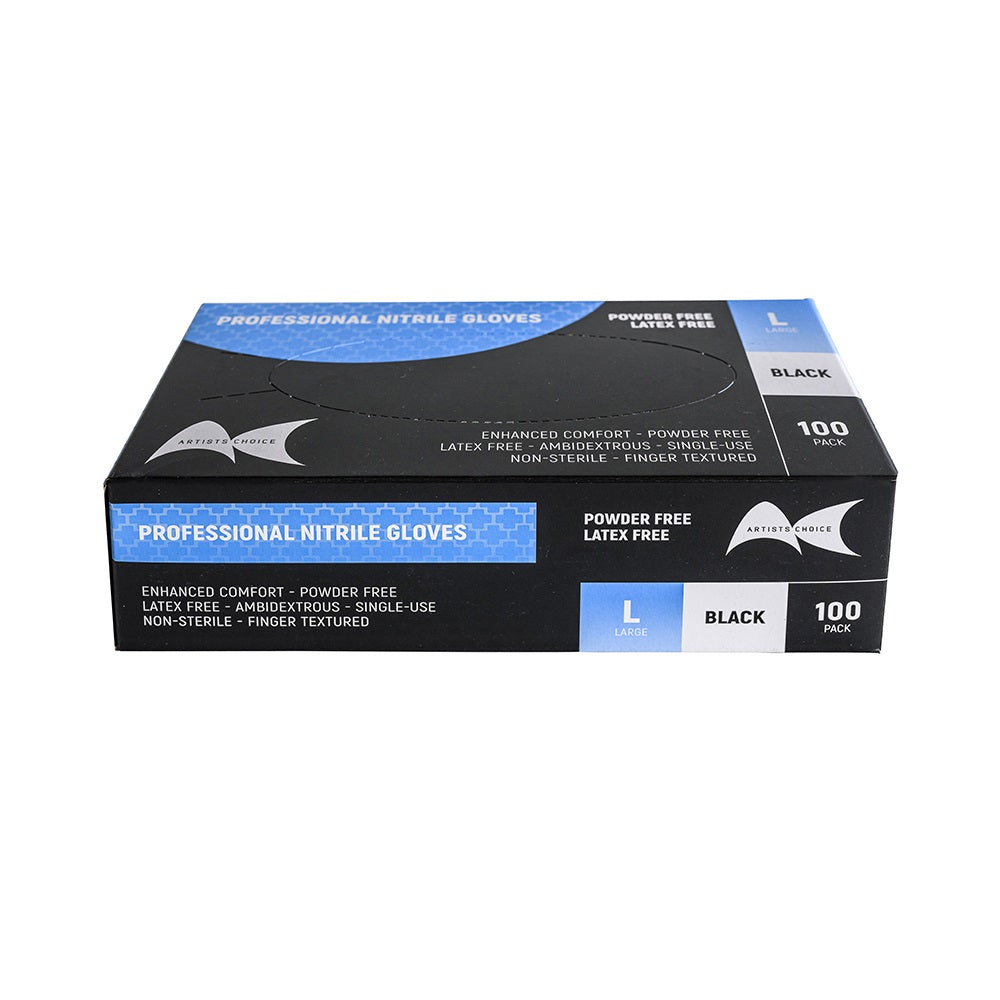 Artists Choice Nitrile Gloves Powder Free, Large