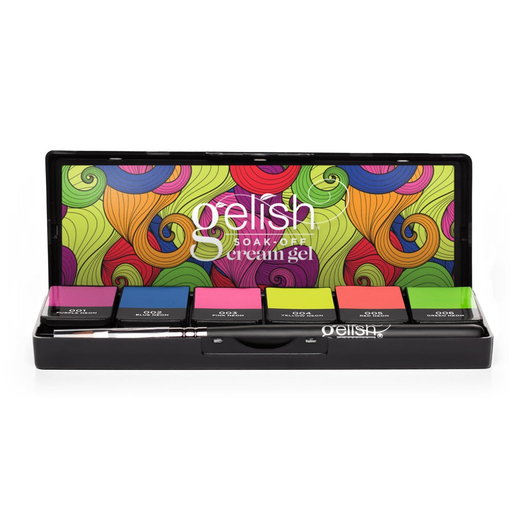 Gelish Cream Gel 6 Piece Palette - Neon & On & On
