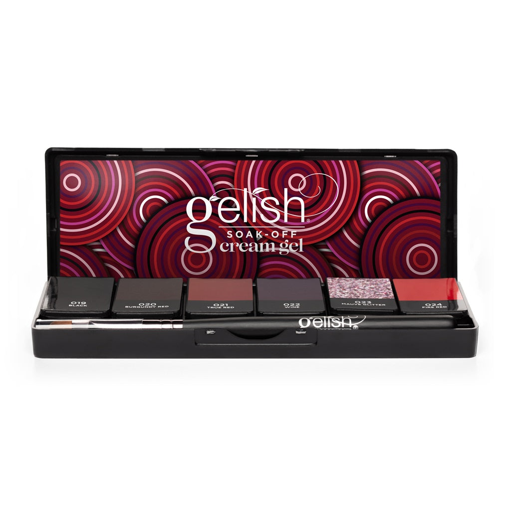 Gelish Cream Gel 6 Piece Palette - Getting Reddy