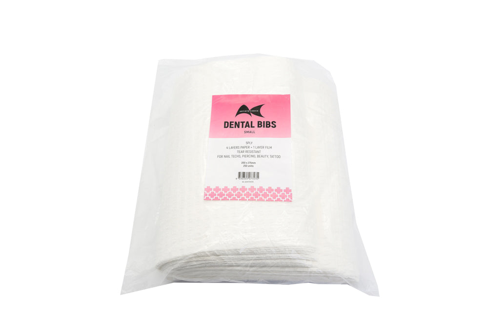 Artists Choice Dental Bibs Small 200 x 275mm 250 Pack