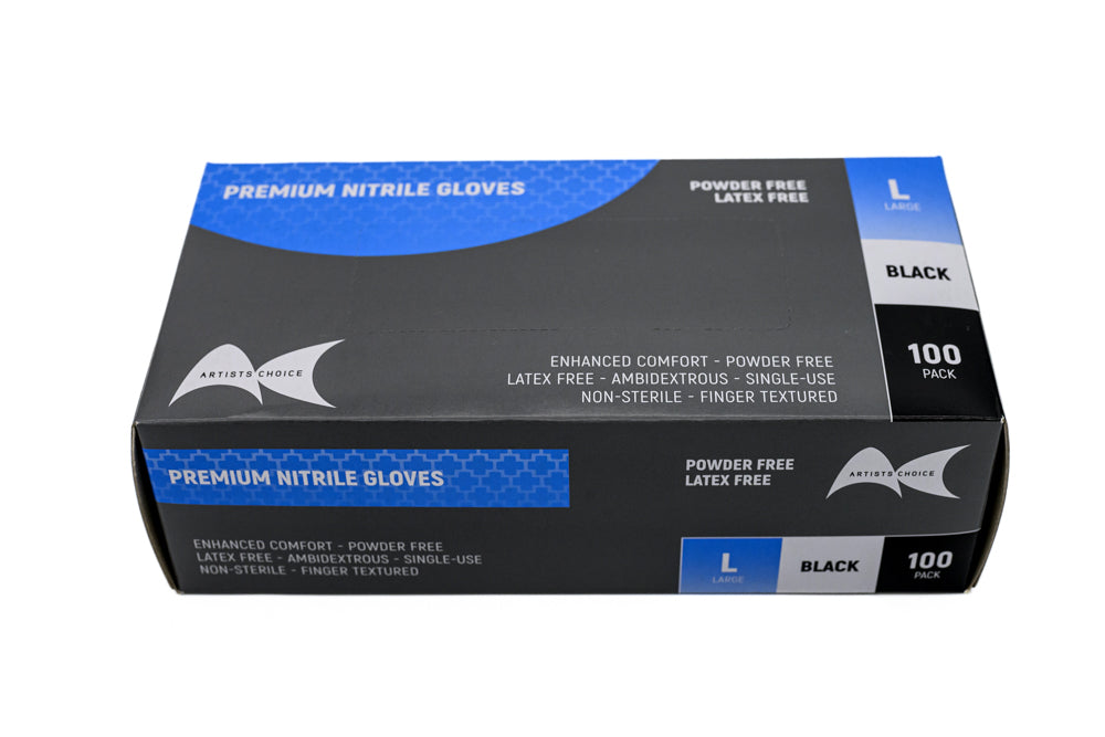 Artists Choice Premium Nitrile Gloves, Large