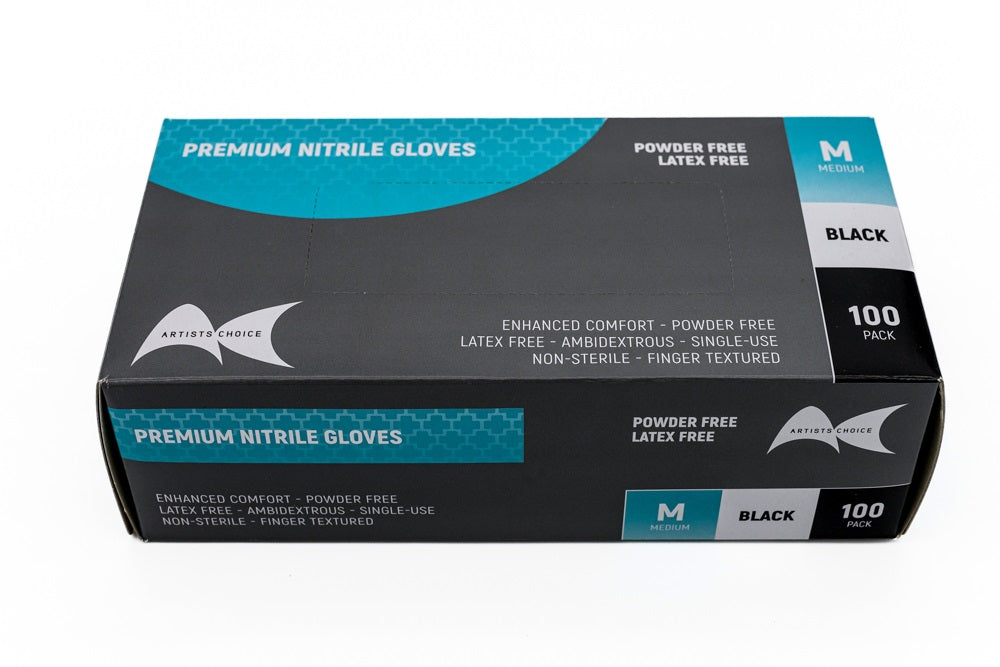 Artists Choice Premium Nitrile Gloves, Medium