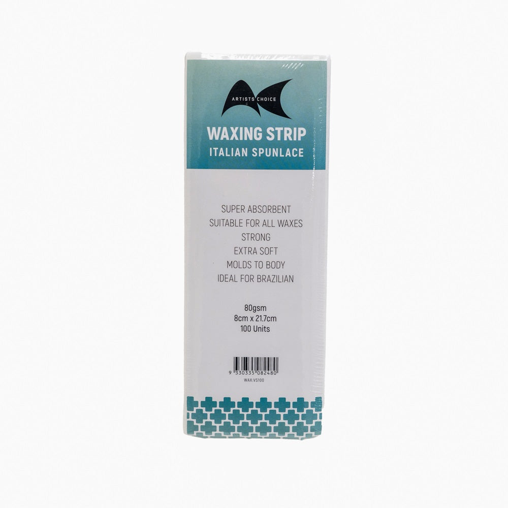 Artists Choice Italian Spunlace Waxing Strips 80gsm 100 Pack