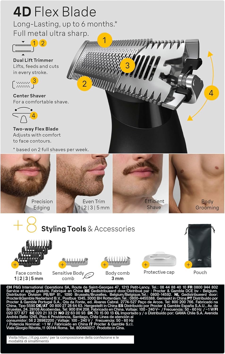 Braun All-in-One Series XT5 Beard Trimmer and Shaver XT5200