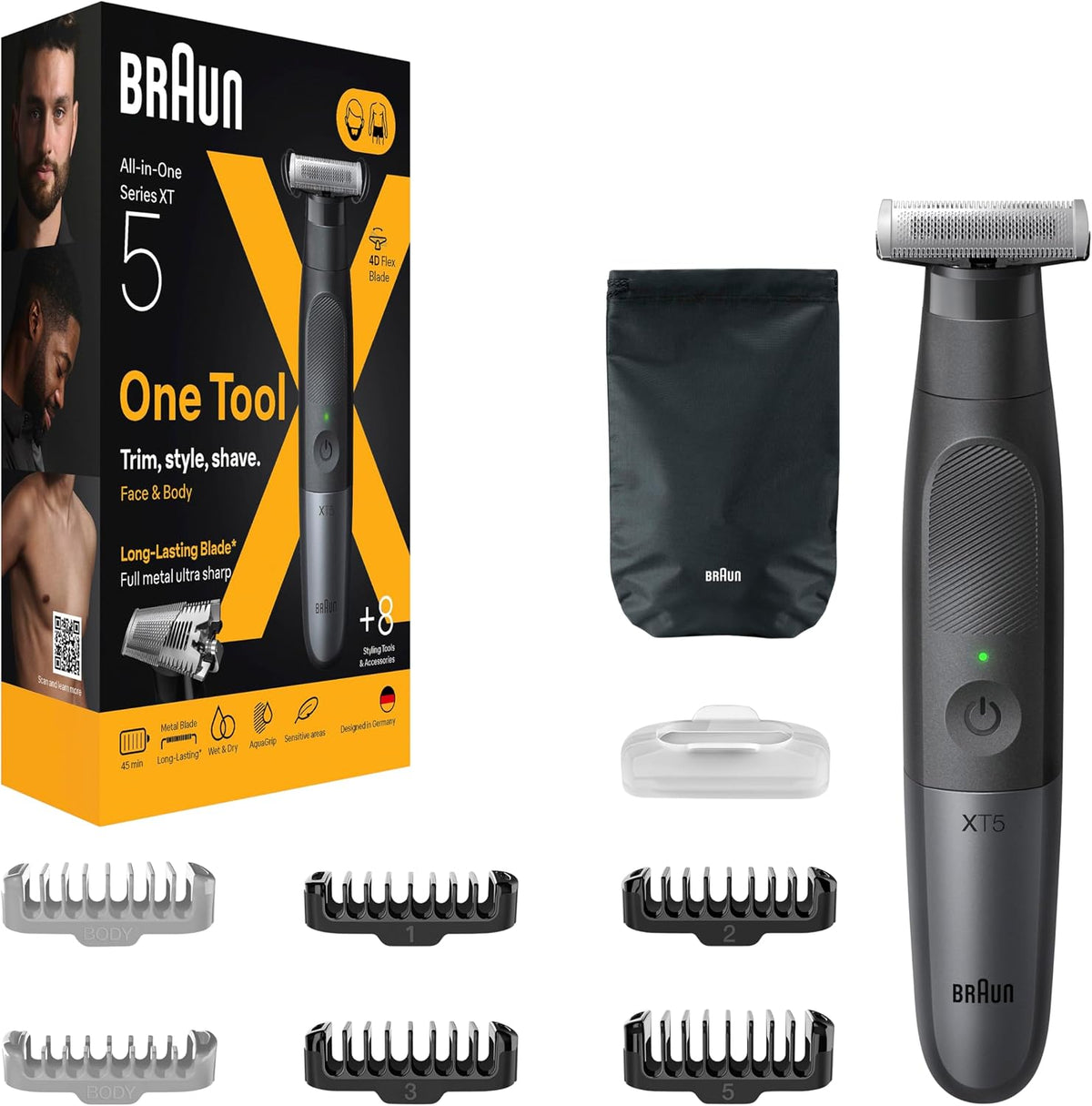 Braun All-in-One Series XT5 Beard Trimmer and Shaver XT5200