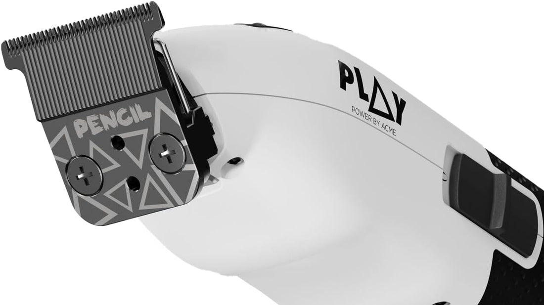 TPOB Play White Hair Trimmer for Men – 7000 RPM with Black Grips NBHS