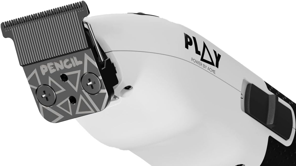 TPOB Play White Hair Trimmer for Men – 7000 RPM with Black Grips NBHS