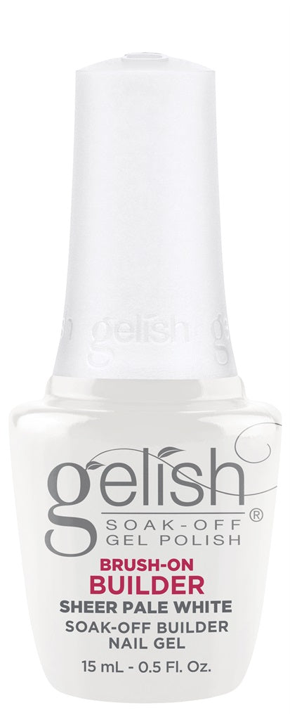 Gelish Brush-On Builder Gel 15ml - Sheer Pale White