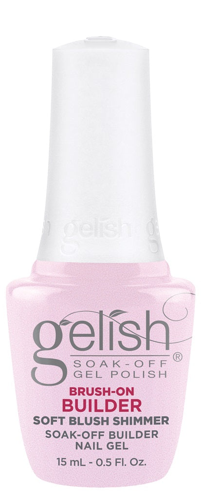 Gelish Brush-On Builder Gel 15ml - Soft Blush Shimmer