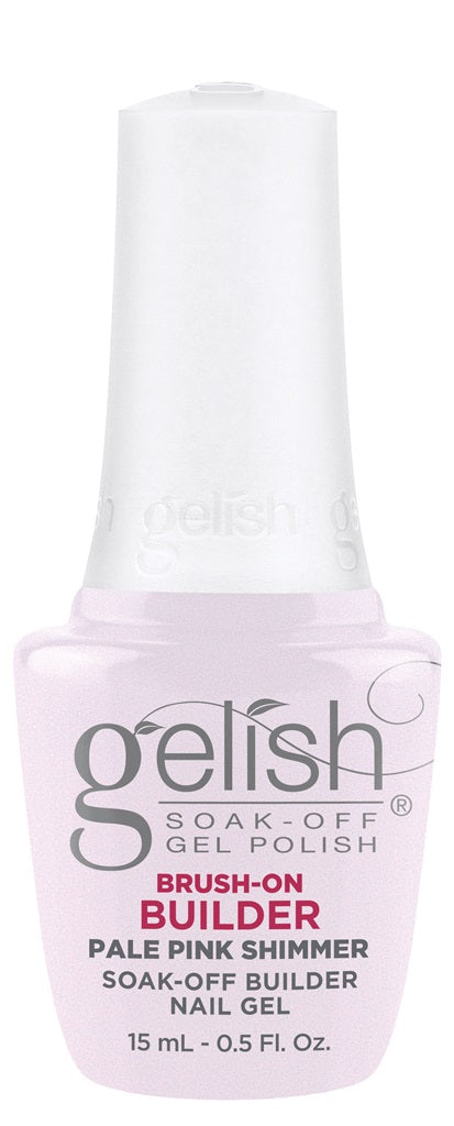 Gelish Brush-On Builder Gel 15ml - Pale Pink Shimmer