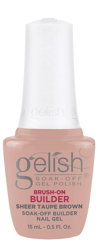Gelish Brush-On Builder Gel 15ml - Sheer Taupe Brown