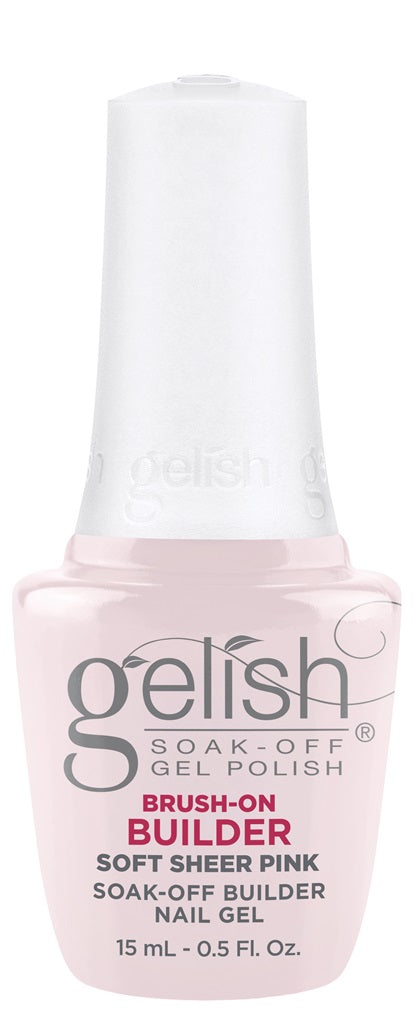 Gelish Brush-On Builder Gel 15ml - Soft Sheer Pink