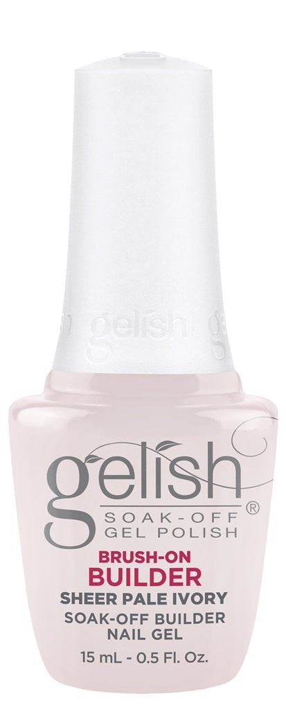 Gelish Brush-On Builder Gel 15ml - Sheer Pale Ivory