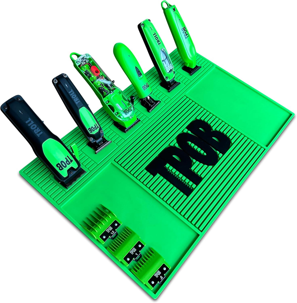 TPOB Magnetic Barber Mat – Slime Green NBHS