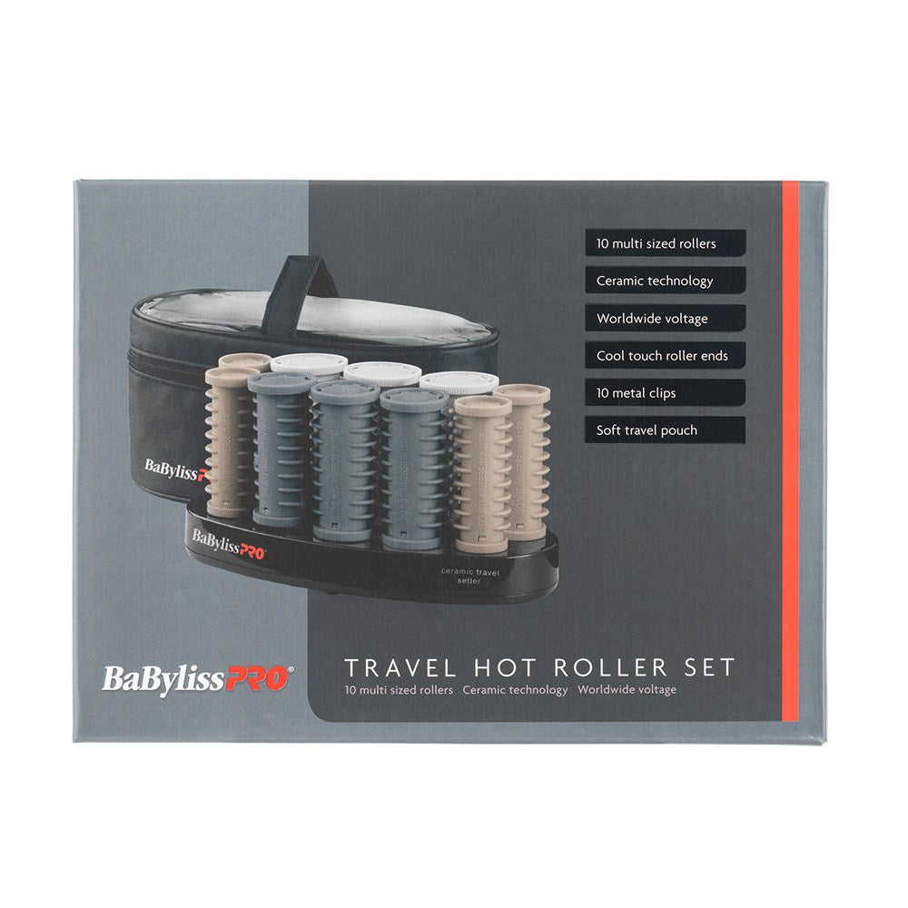 BaBylissPRO Travel Hot Roller Set 10pc
