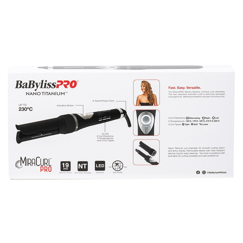BaBylissPRO MiraCurl PRO Automatic Curler 19mm