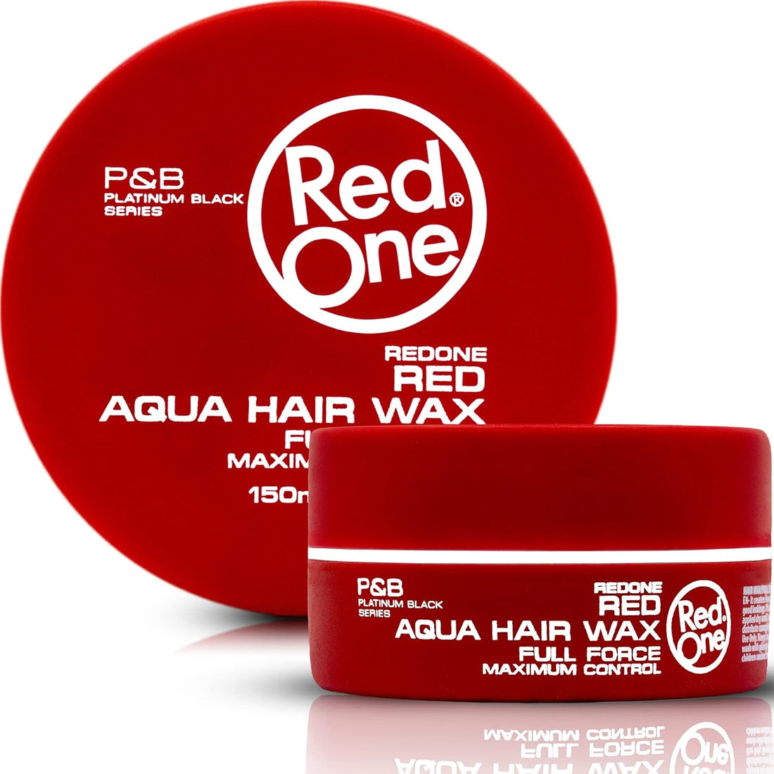 3x RedOne Hair Styling Wax full force Red 150ml