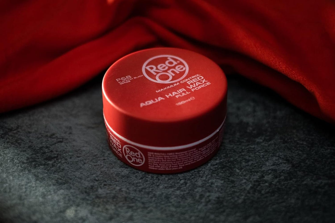 3x RedOne Hair Styling Wax full force Red 150ml