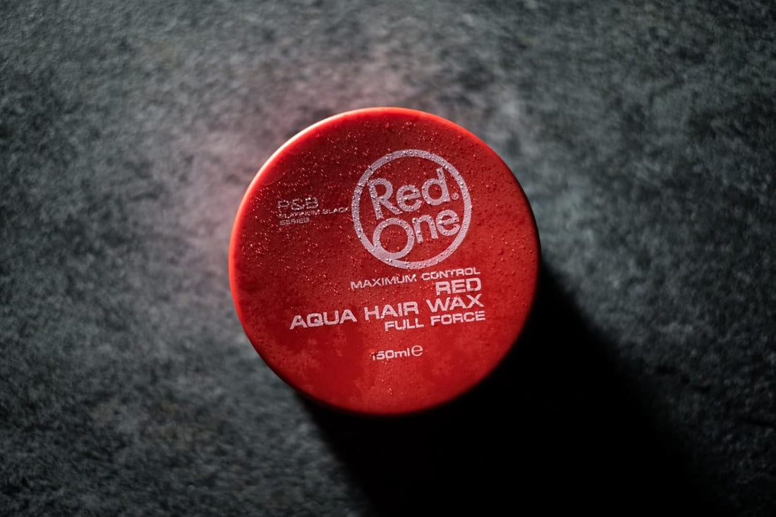 3x RedOne Hair Styling Wax full force Red 150ml