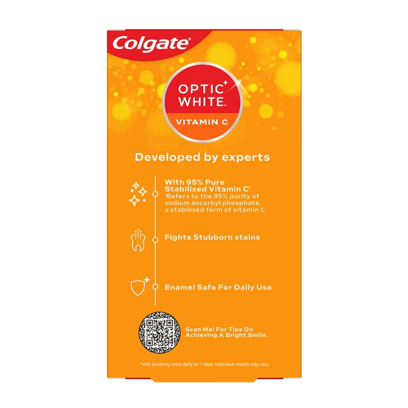 Colgate Optic White Vitamin C Whitening Toothpaste 100g