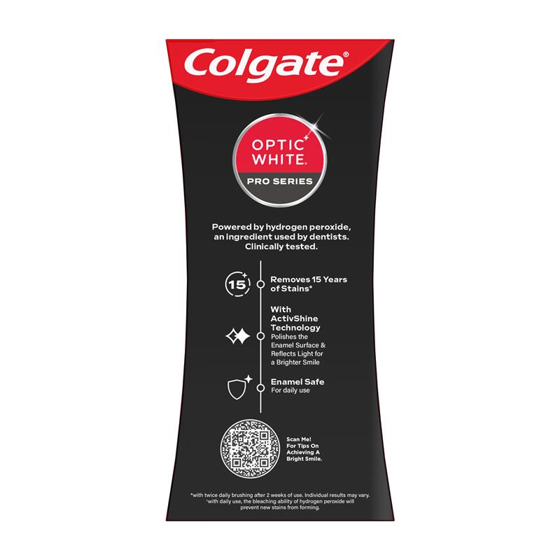 Colgate Optic White Pro Series Whitening Toothpaste 80g