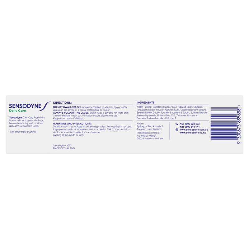 Sensodyne Sensitive Teeth Daily Care Toothpaste 160g