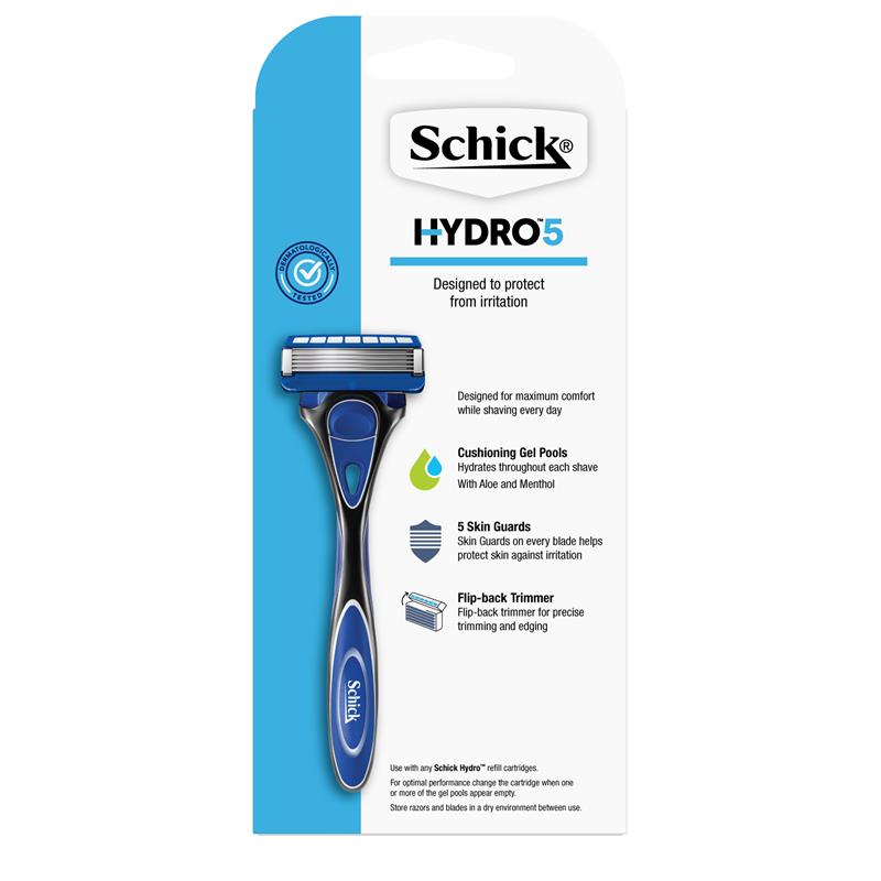 Schick Hydro 5 Razor Handle with 2 Blade Refills