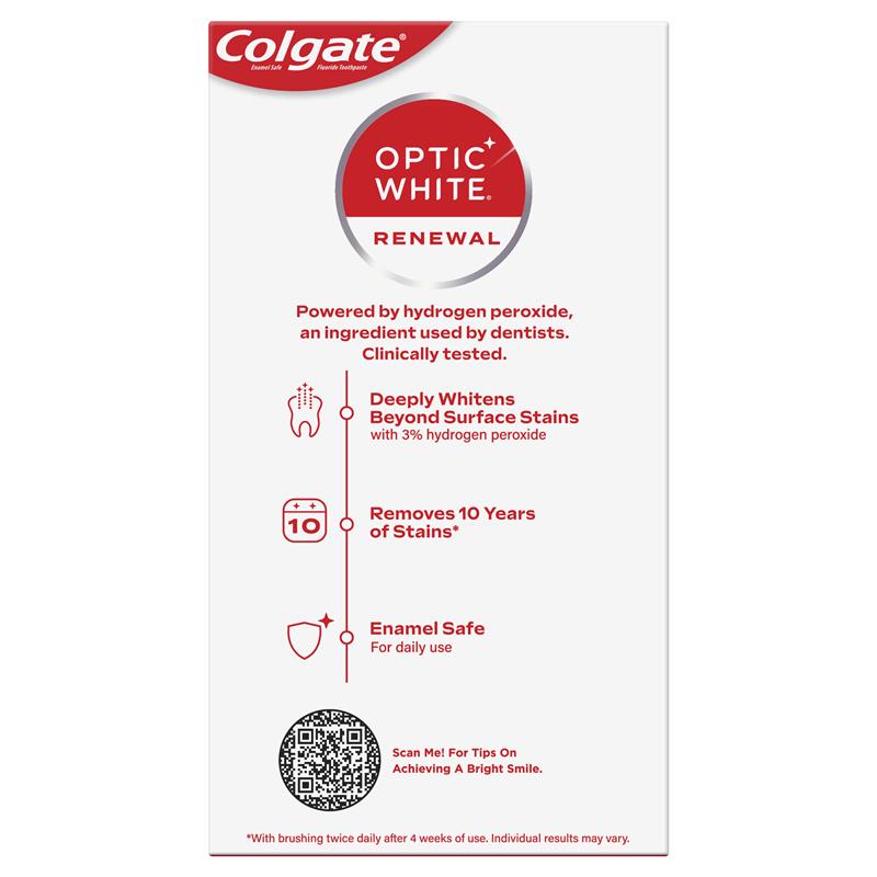 Colgate Optic White Renewal Whitening Toothpaste 85g