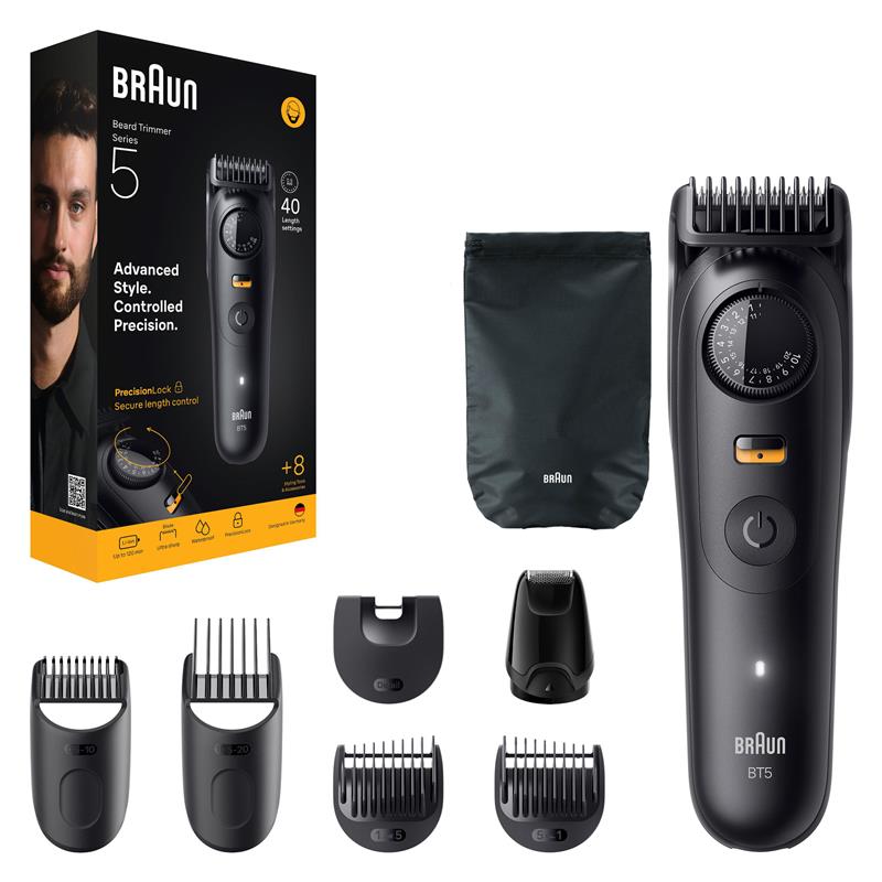 Braun Series 5 Beard Trimmer with 8 Tools BT5560