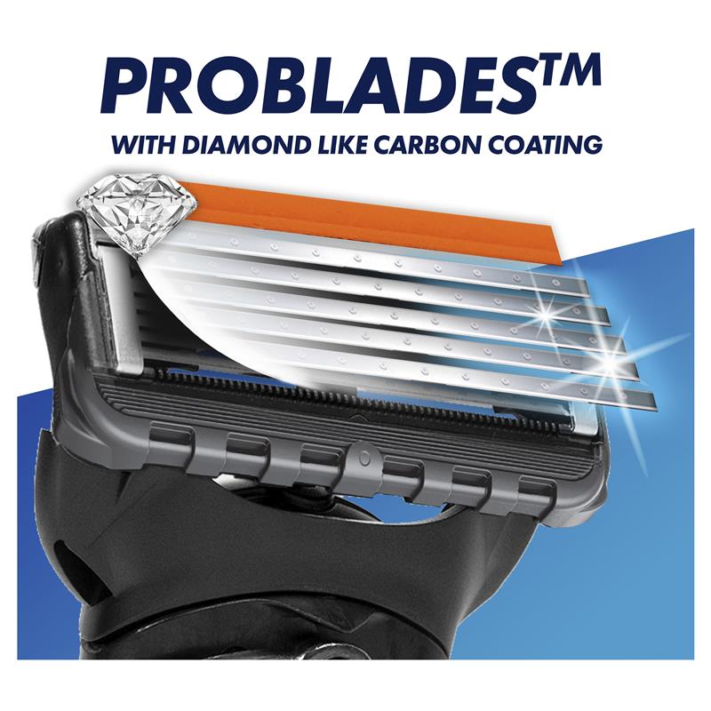 Gillette Fusion5 ProGlide Razor with 2 Blade Refills