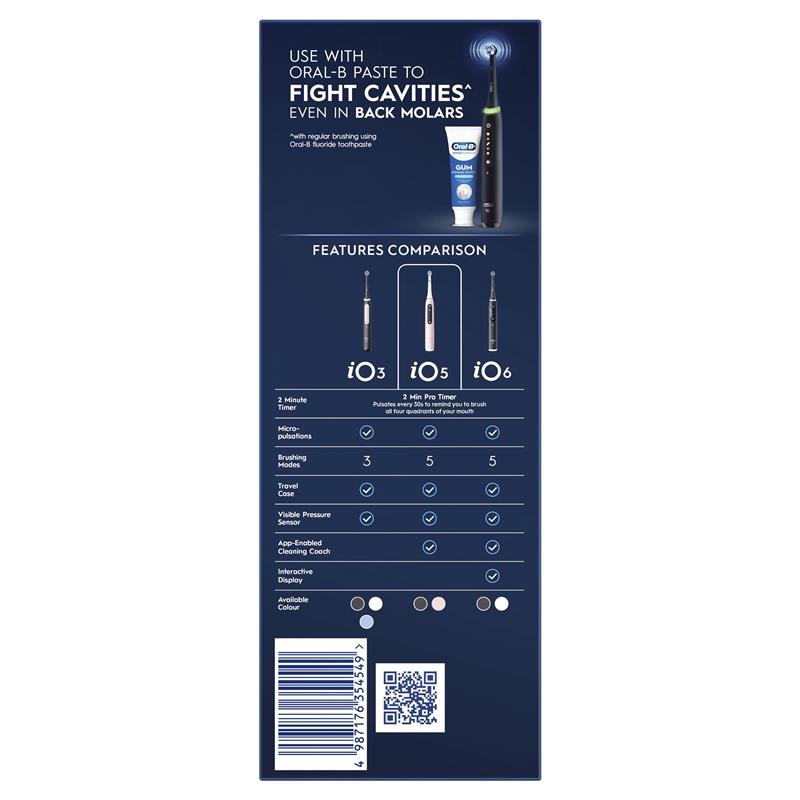 Oral-B iO 5 Series Electric Toothbrush Black