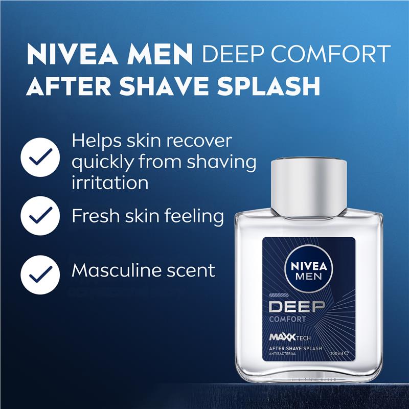 NIVEA Men Deep After Shave Splash 100ml